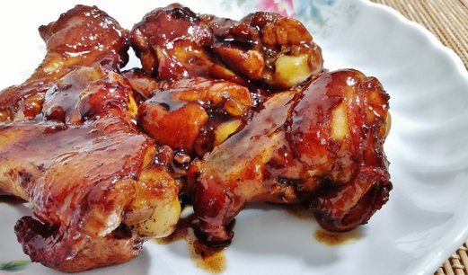 pollo con salsa de cola