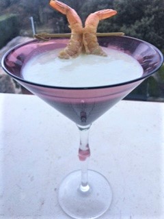 ajoblanco de coco