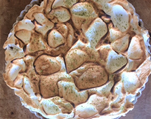 tarta de lima y merengue
