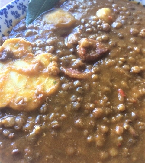 Receta de Lentejas Estofadas